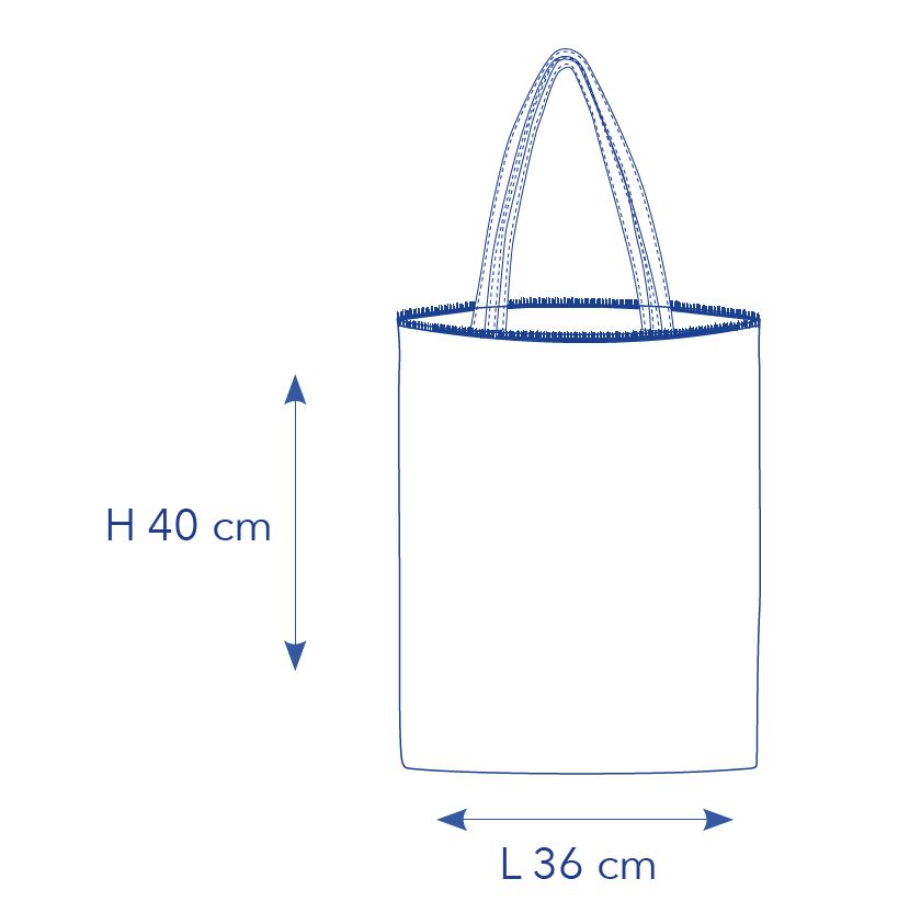 Tote bag à franges, recyclé et made in France - 5