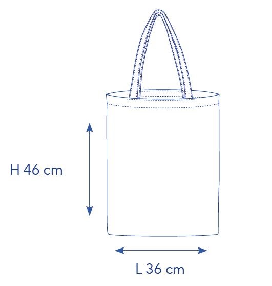 Tote bag classique écru - recyclé et made in France - 3