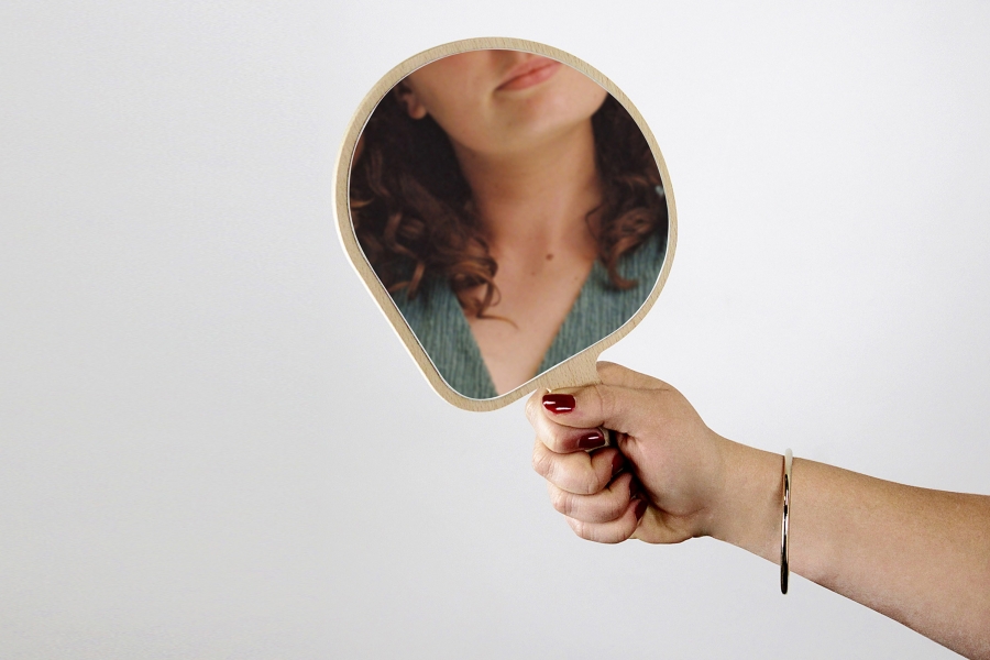 Miroir à main et vide poche personnalisable - KAGAMI - 4