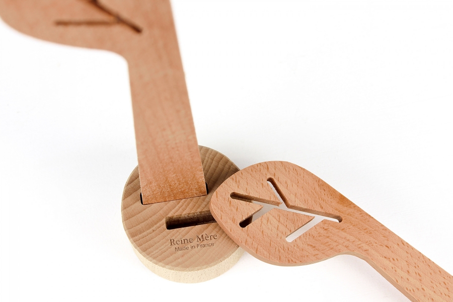 Couverts à salade en bois - DU BOUT DES FEUILLES - 3