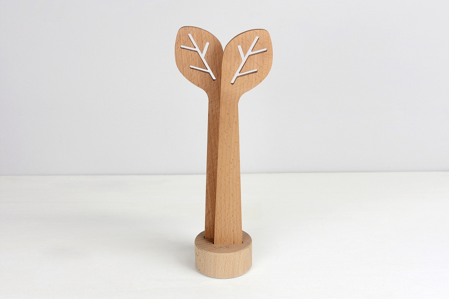 Couverts à salade en bois - DU BOUT DES FEUILLES - 4