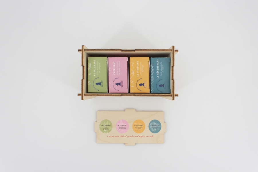 Coffret cadeau  4 savons 100% ingrédients naturels - 2