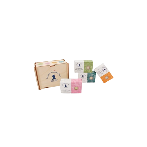 Coffret cadeau  4 savons 100% ingrédients naturels