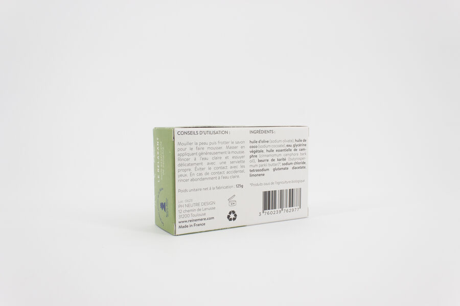 Savon au camphre 100% d'origine naturelle made in France  - RELAXANT - 3