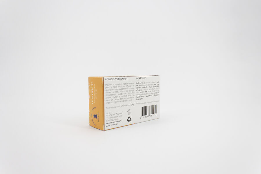 Savon à l'orange 100% d'origine naturelle made in France  - VIVIFIANT - 3