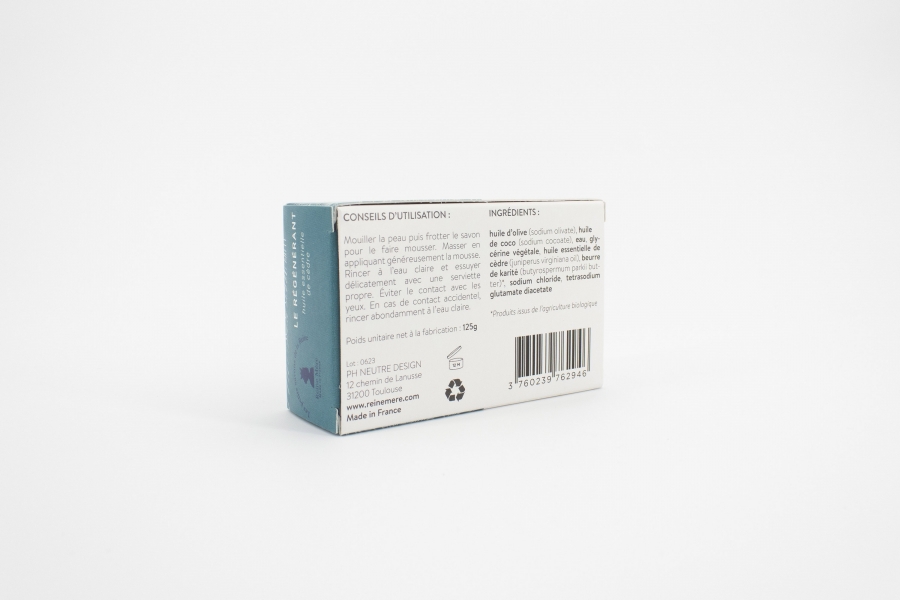 Savon au cèdre 100% d'origine naturelle made in France - personnalisable - 4