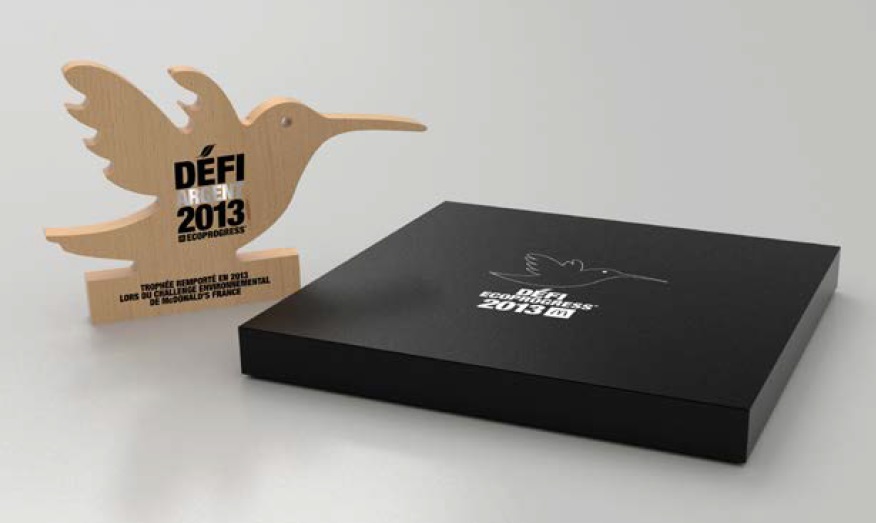 Trophée défi personnalisable made in France - ECOPROGRESS - 4