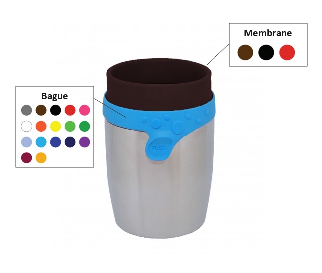 Mug-thermos 200 ml made in France - STEEL TWIZZ - 9