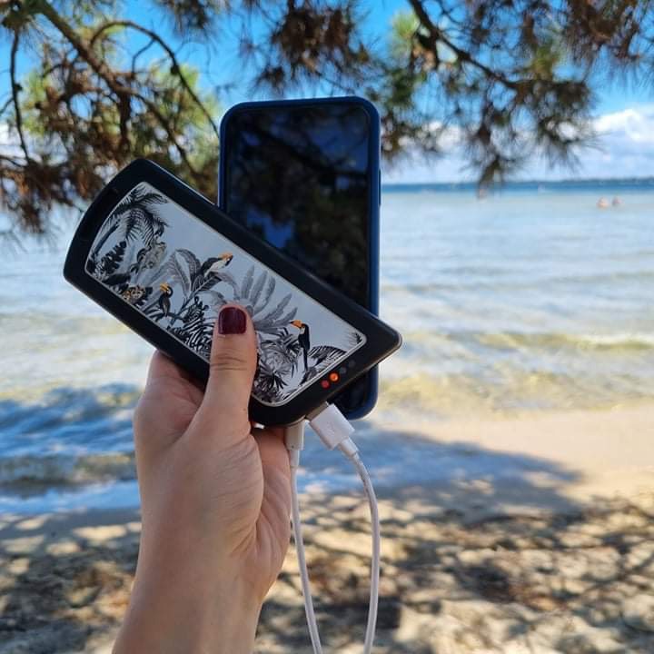 Power bank Made in France en PET recyclé - Warm up - 9