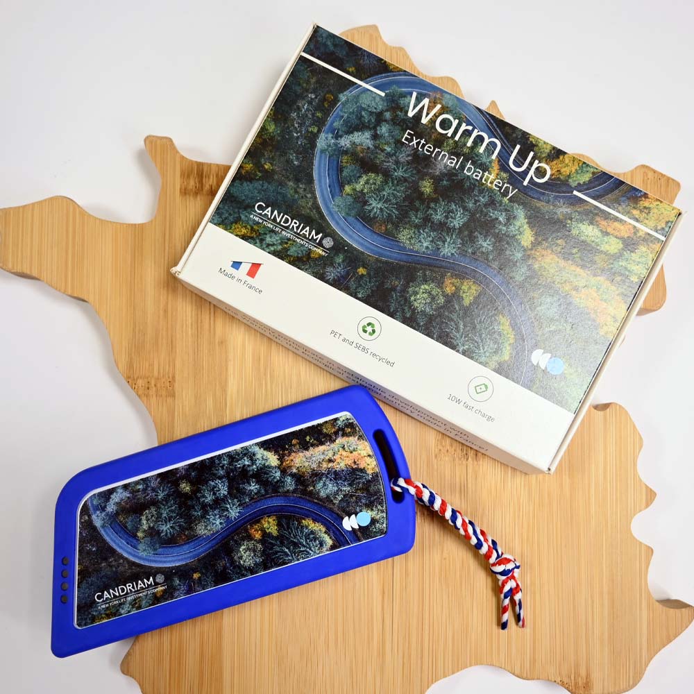 Power bank Made in France en PET recyclé - Warm up - 8