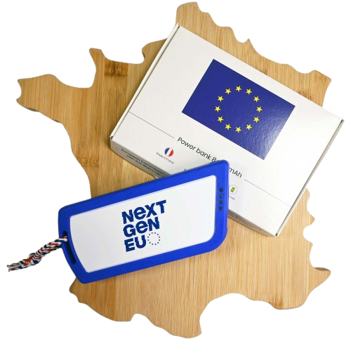 Power bank Made in France en PET recyclé - Warm up - 6