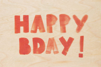 Carte de vœux made in France en bois d'érable - 5