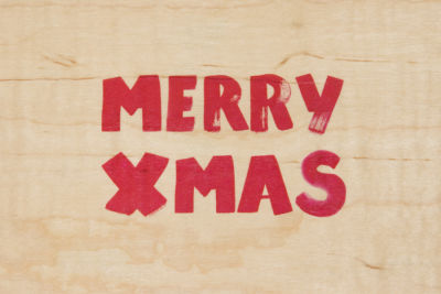 Carte de vœux made in France en bois d'érable - 7