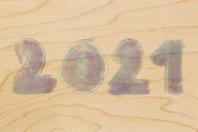 Carte de vœux made in France en bois d'érable - 8