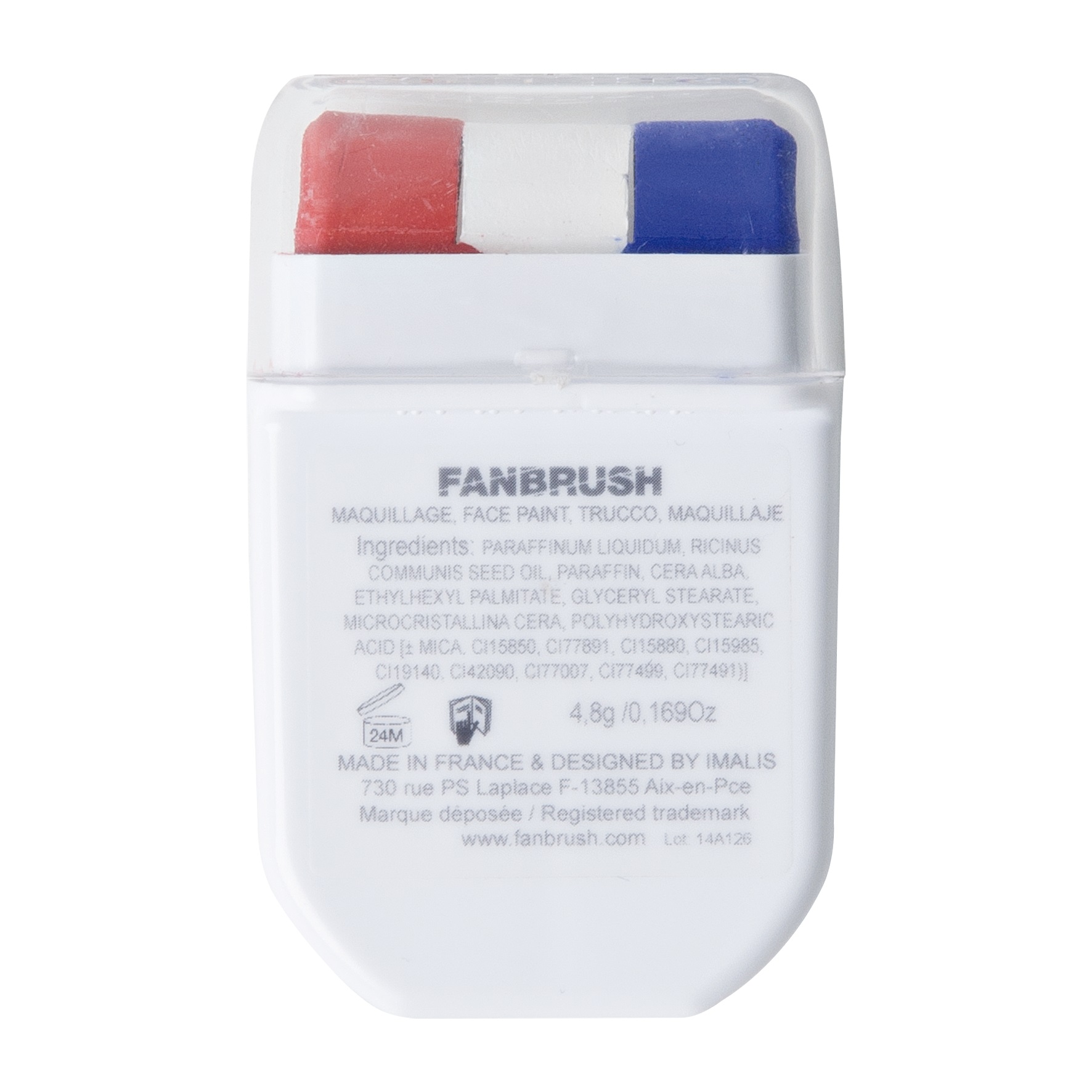 Stick maquillage bleu blanc rouge made in France - 3