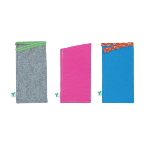 Etui à lunettes en moquette upcyclée made in France - COUSIN MACHIN