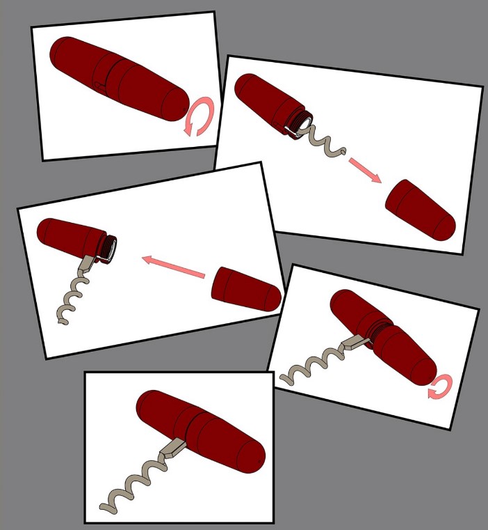 Tire-bouchons de poche personnalisable made in France - 7