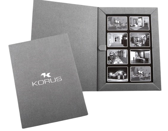 Coffret aimanté de chocolat noir made in France - 2 étages