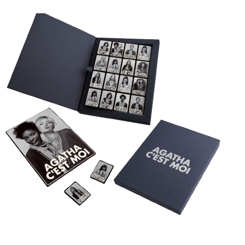 Grand coffret aimanté de chocolat noir made in France