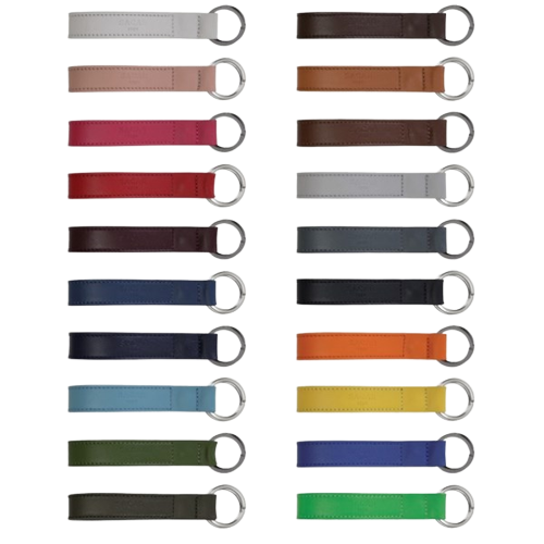 Porte clés en cuir made in France - Norbert et Louise