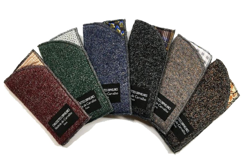 Etui à lunette made in France en tissus  recyclés - Vera