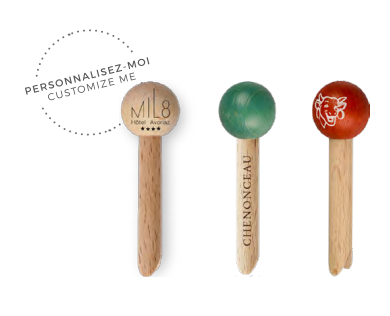 Lot de 3 Pinces à sachets made in France en bois - Pince mi - 1