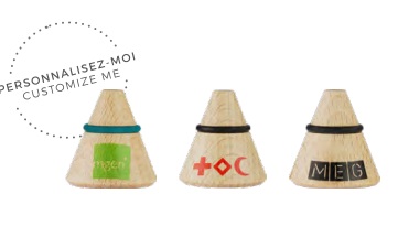 lot de Porte photos made in France en bois de hêtre i-cone - 1