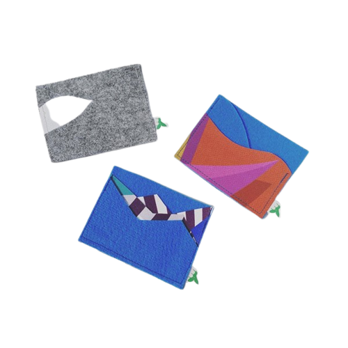 Porte-cartes bi-matière