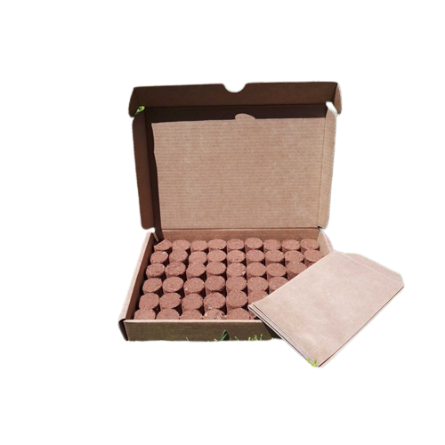 Bombes à fleurs dans coffret en carton kraft, fourreau personnalisable