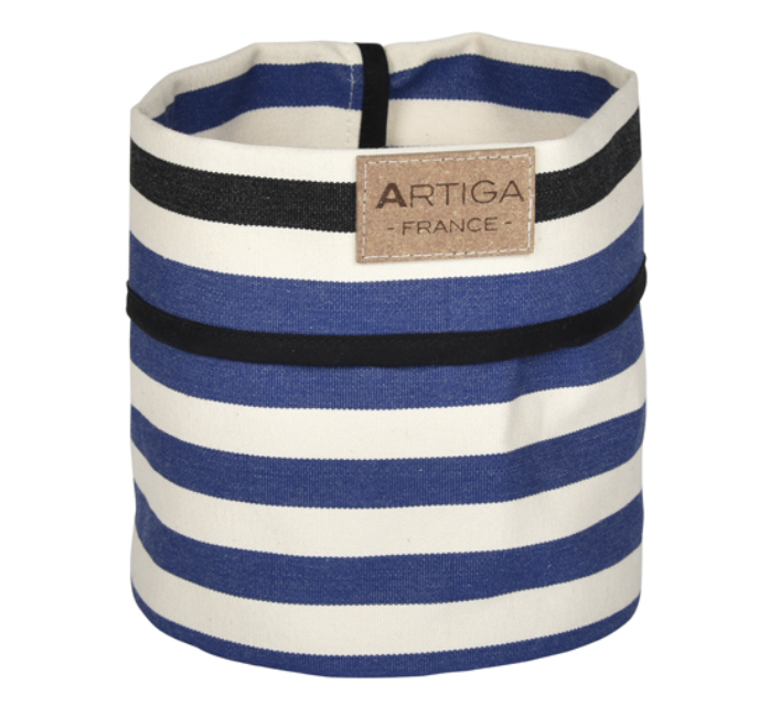 Corbeille made in France en toile de transat - 2