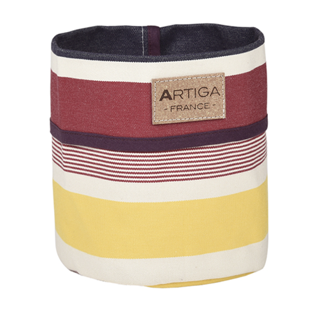 Corbeille made in France en toile de transat - 4