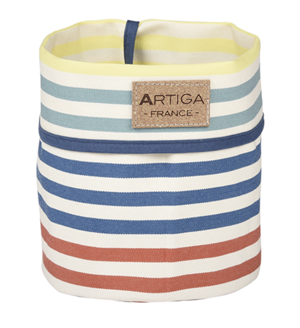 Corbeille made in France en toile de transat - 7