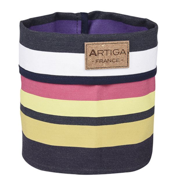 Corbeille made in France en toile de transat - 9