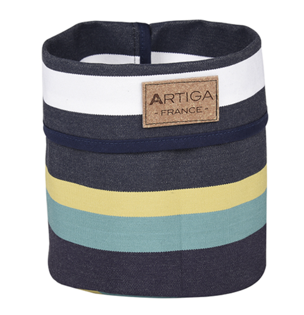 Corbeille made in France en toile de transat - 10