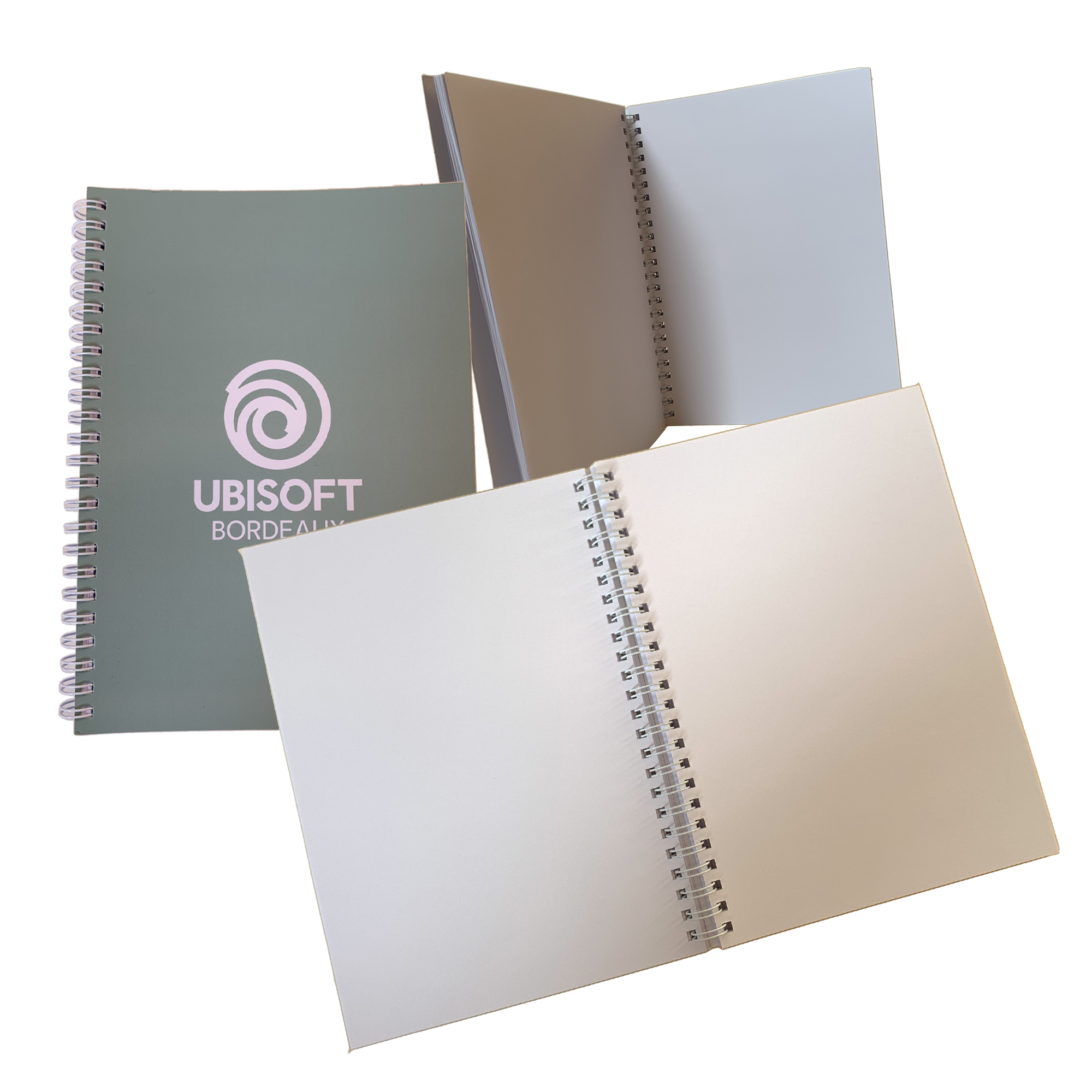 Bloc-notes spirales avec couverture format A5 made in France