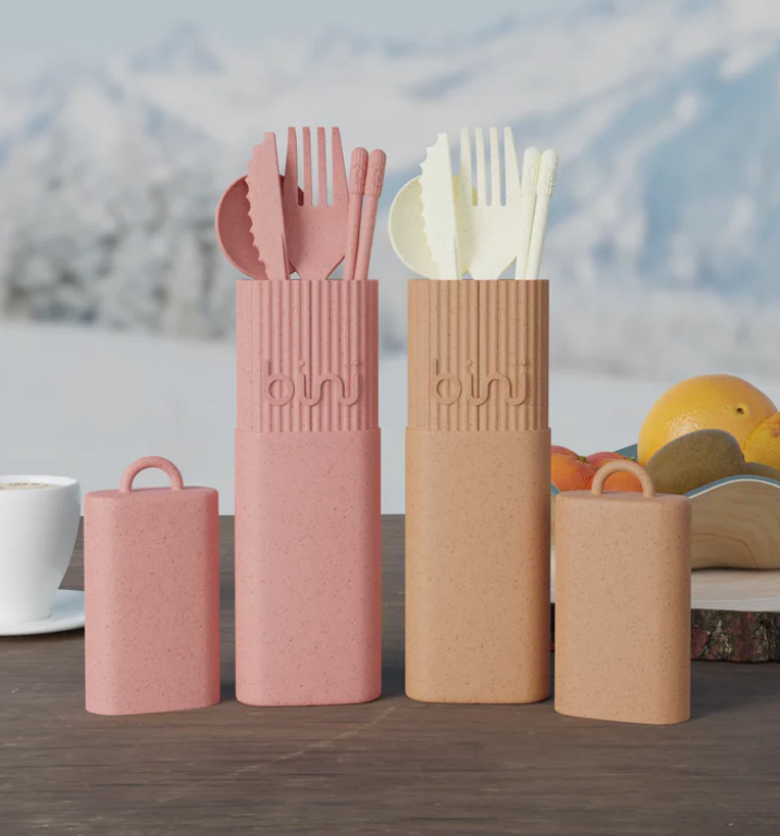 Kit de couverts réutilisables - 5