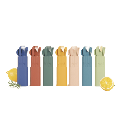 Kit de couverts réutilisables - 4