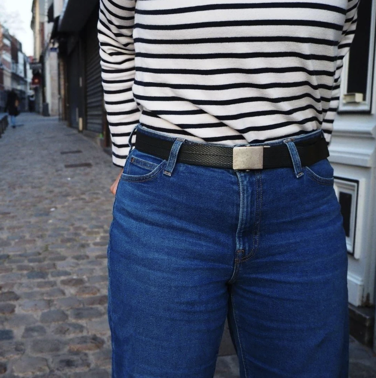 Ceinture upcyclée en lance incendie de pompier made in France - 6