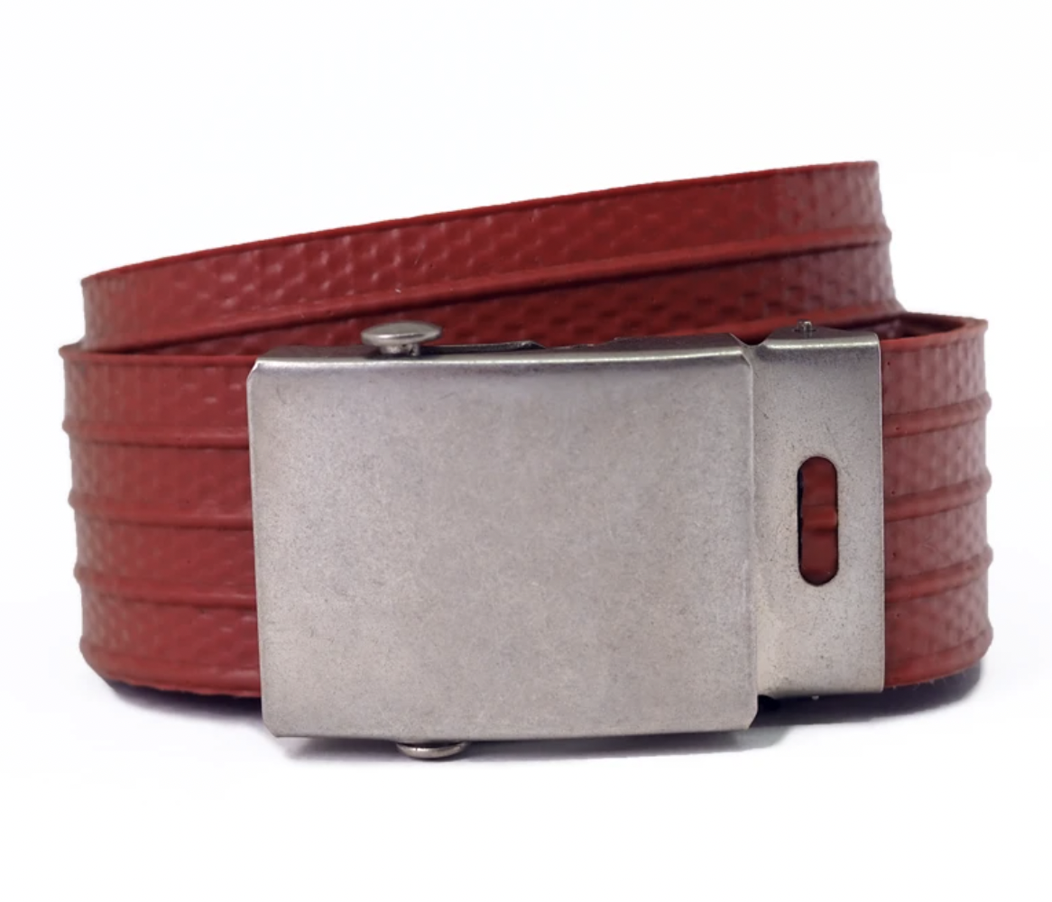 Ceinture upcyclée en lance incendie de pompier made in France