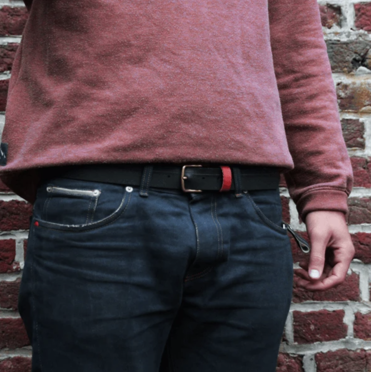 Ceinture upcyclée auto-réglable en pneu de voiture made in France - 7