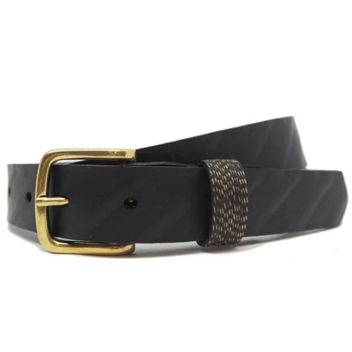 Ceinture upcyclée auto-réglable en pneu de voiture made in France