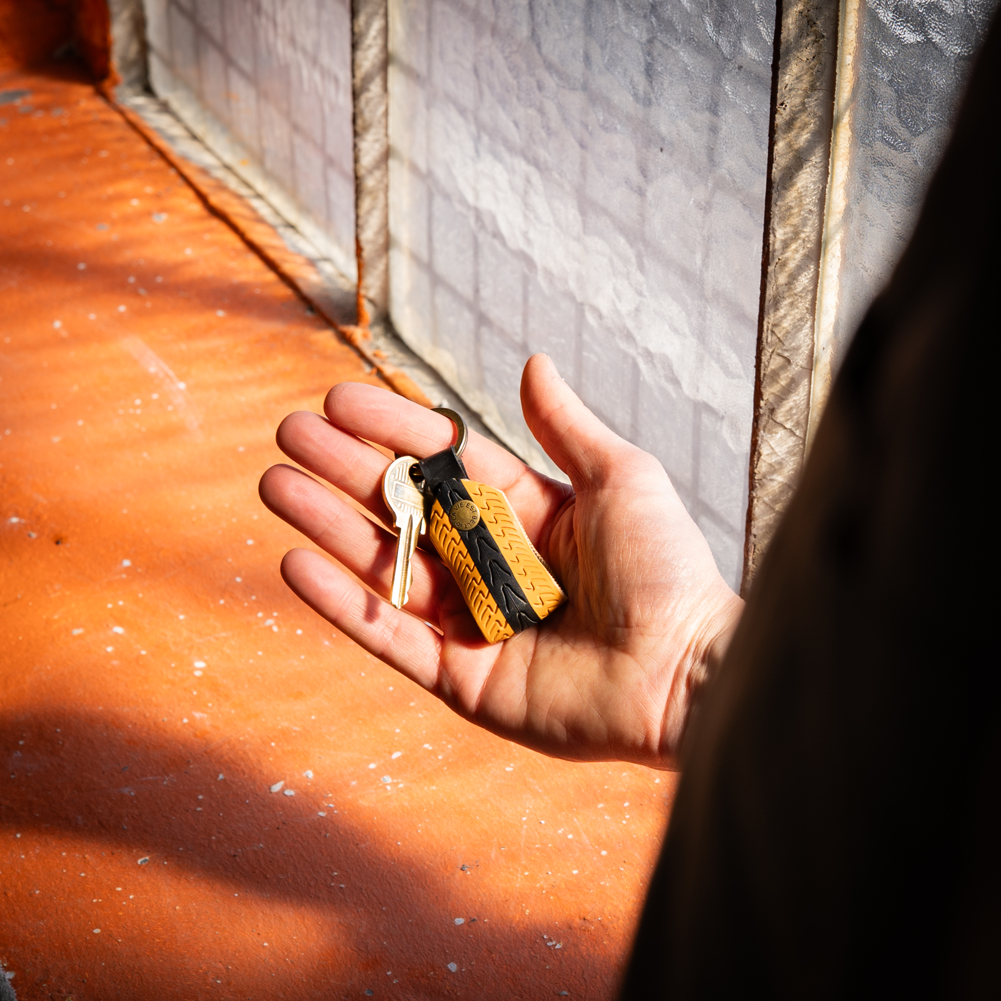 Porte-clés en pneus de vélo upcyclés - 2