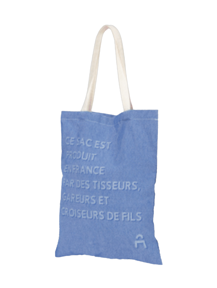 Tote bag classique tissage monochrome Jacquard