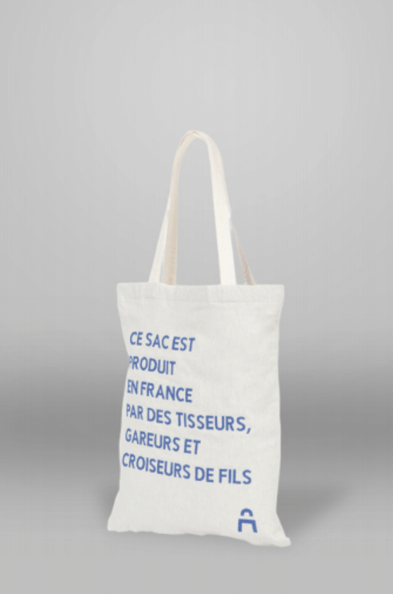 Tote bag classique tissage bicolore Jacquard - 2