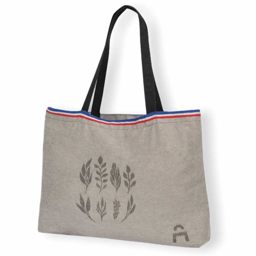 Cabas classique tissage monochrome Jacquard