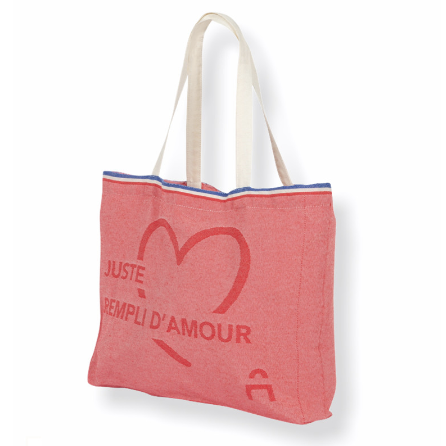 Cabas classique tissage monochrome Jacquard - 1