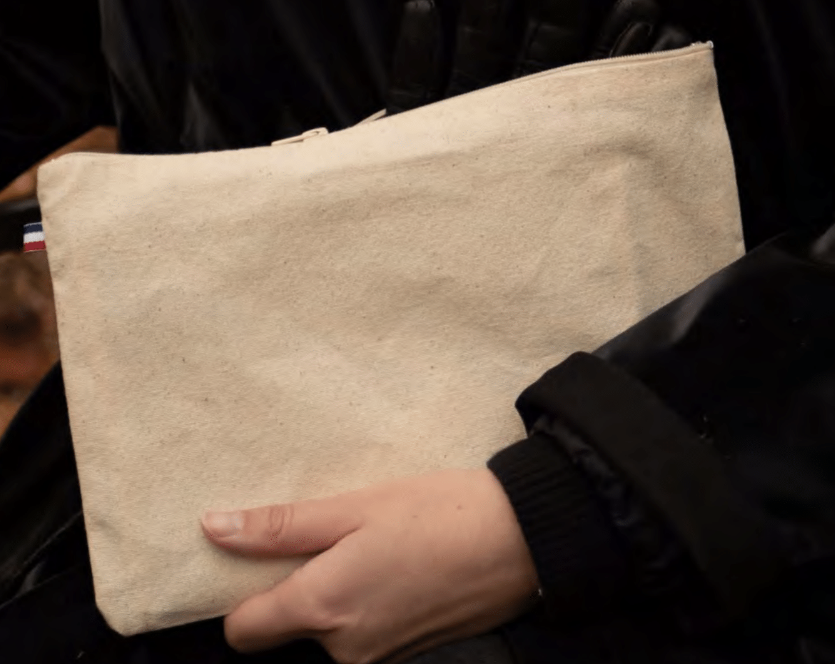 Pochette confectionnée en France en coton - Fanny - 2