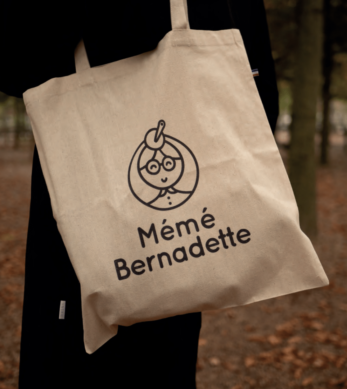 Tote bag Made in France en coton de la gamme Mémé Bernadette - Lucie - 2