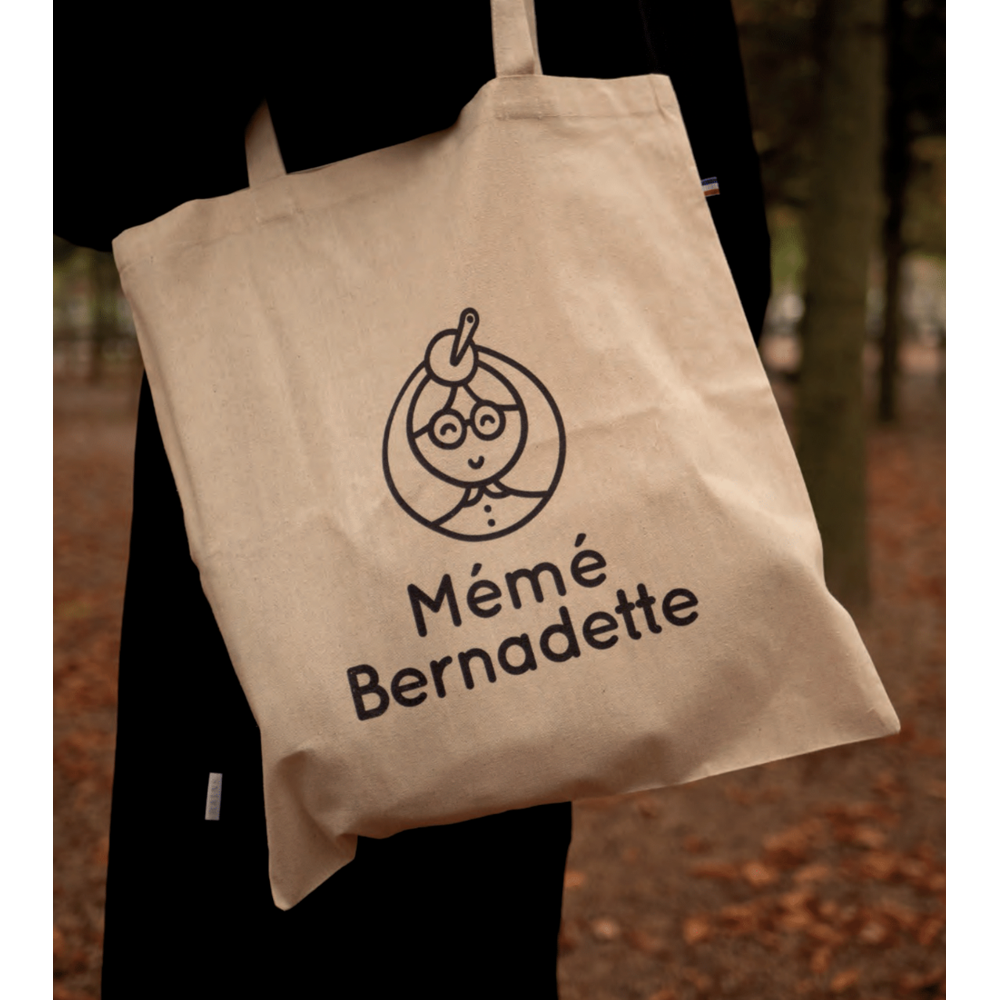 Tote bag Made in France en coton de la gamme Mémé Bernadette - Lucie - 2