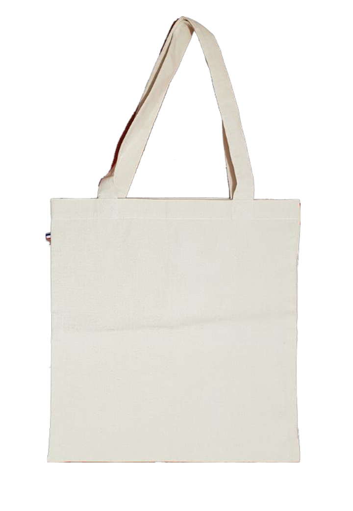 Tote bag 3 en 1 en coton 235gr tissé dans les Vosges